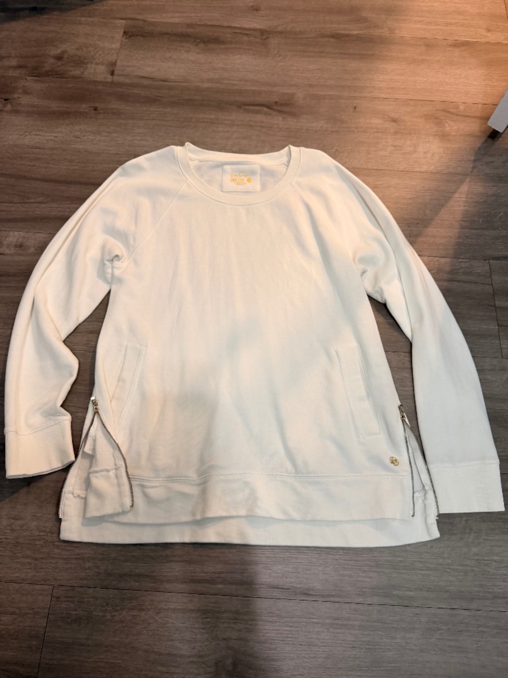 Lilly Pulitzer Luxletic Beach Comber Crew Neck Sweatshirt L